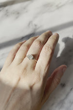 READY TO SHIP // TALIA ring // Pale gray diamond 1.17 ct