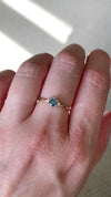 LIV Ring // Sapphire Montana Teal