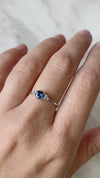 TALIA ring // Blue sapphire