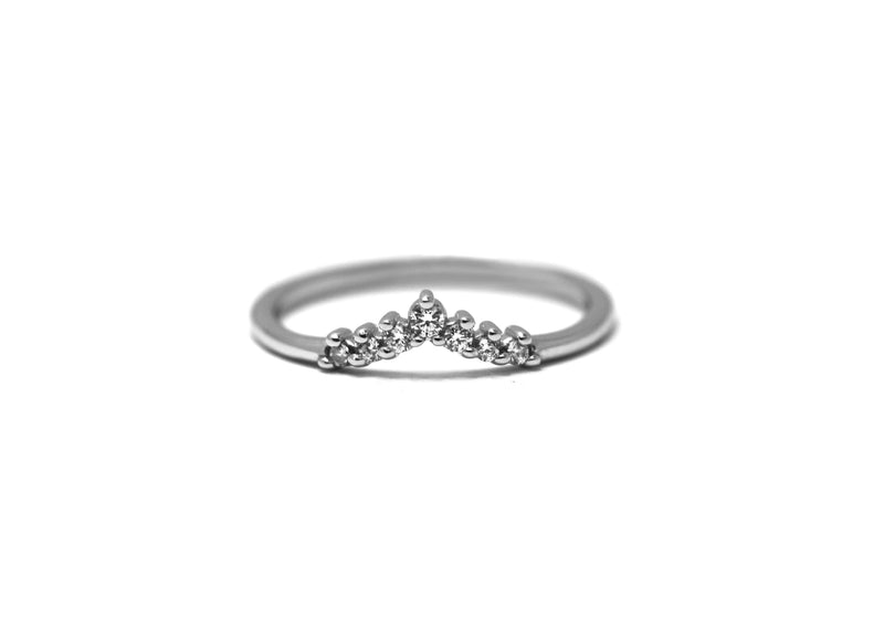 ROMY ring // 7 diamonds