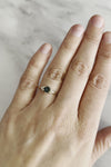 TALIA ring // Teal sapphire