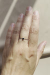 Twisted Ring + Black Spinel