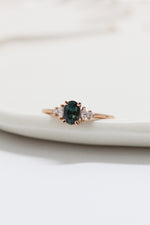 Bague ALICE - Saphir Montana teal
