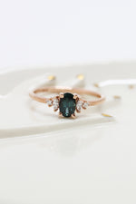 Bague ALICE - Saphir Montana teal