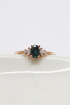 Bague ALICE - Saphir Montana teal