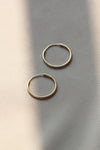 Boucles d'oreilles anneaux // 20 mm // Doré