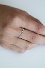 Large half moon ring