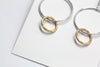 Bar earrings + double hoops