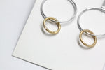 Bar earrings + double hoops