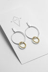Bar earrings + double hoops