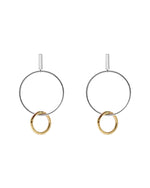 Bar earrings + double hoops
