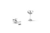DERNIÈRE CHANCE // Boucles d'oreilles mini carrés // Argent