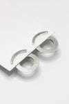 DERNIERS EXEMPLAIRES // Boucles d'oreilles cercles + arcs // Argent