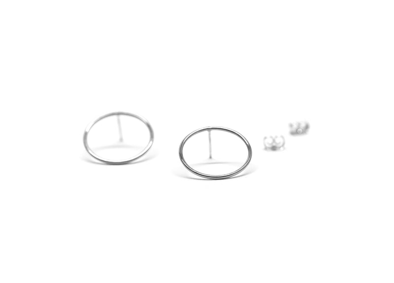 Circles earrings // Silver