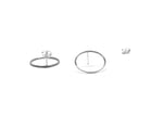 Circles earrings // Silver