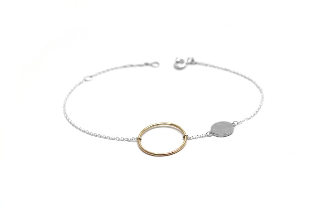 LAST CHANCE // Round bracelet // 2 tones
