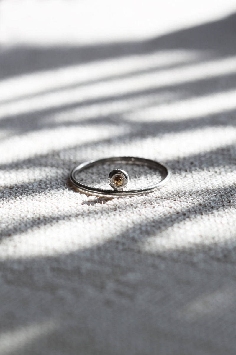 LAST CHANCE // Circle ring + ball // 2 tones