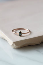 ROMANE ring // Australian pear sapphire