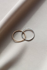 2 tones interlocking ring