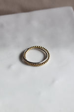 2 tones interlocking ring