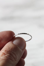 Hammered ring // Silver