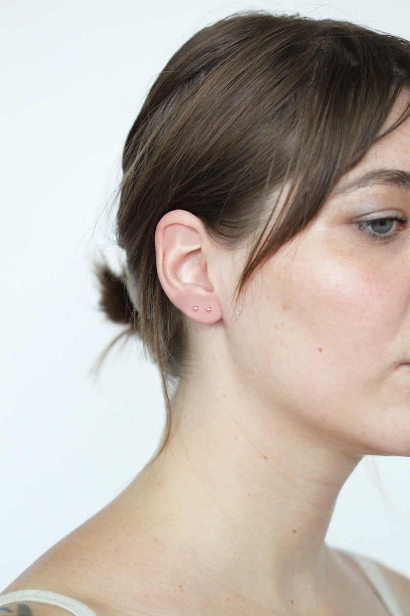DERNIÈRE CHANCE // Boucles d'oreilles boules // Argent