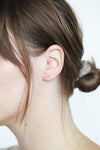 Bar earrings // Silver 10 mm