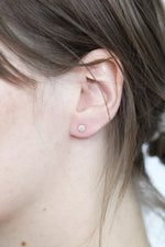 Boucles d'oreilles petits ronds // Argent