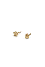 Mini daisies earrings // 10k Gold