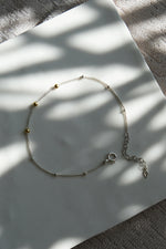 Two tone ball chain bracelet