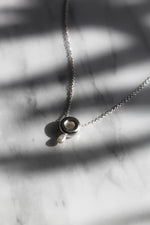 DERNIÈRE CHANCE // Collier rondelle // Argent + Perle