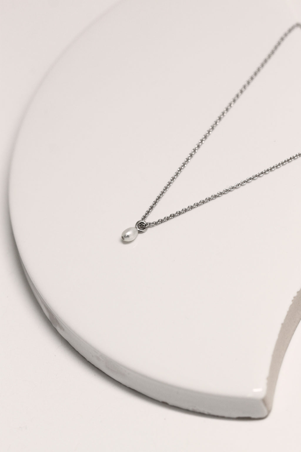 Collier chaine + perle riz // Or 10K