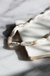 ONLINE EXCLUSIVE - Biwa rectangular pearl necklace