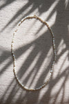 DERNIERS EXEMPLAIRES // Collier de perles riz + boules // Doré