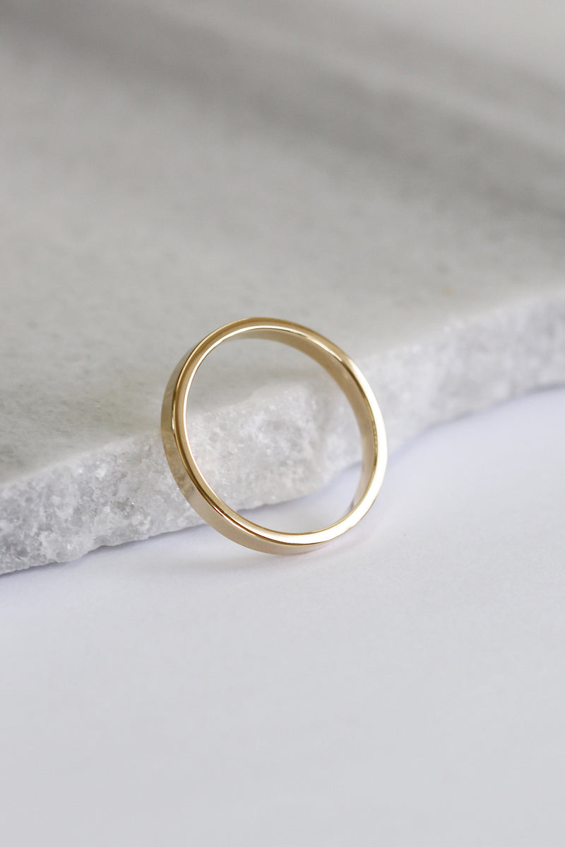 Jonc ELLIOT // 3 mm // Or 14K