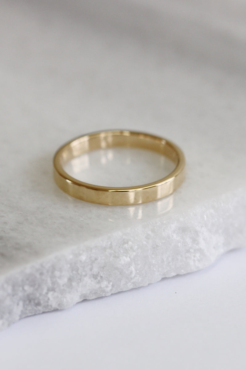 Jonc ELLIOT // 3 mm // Or 14K