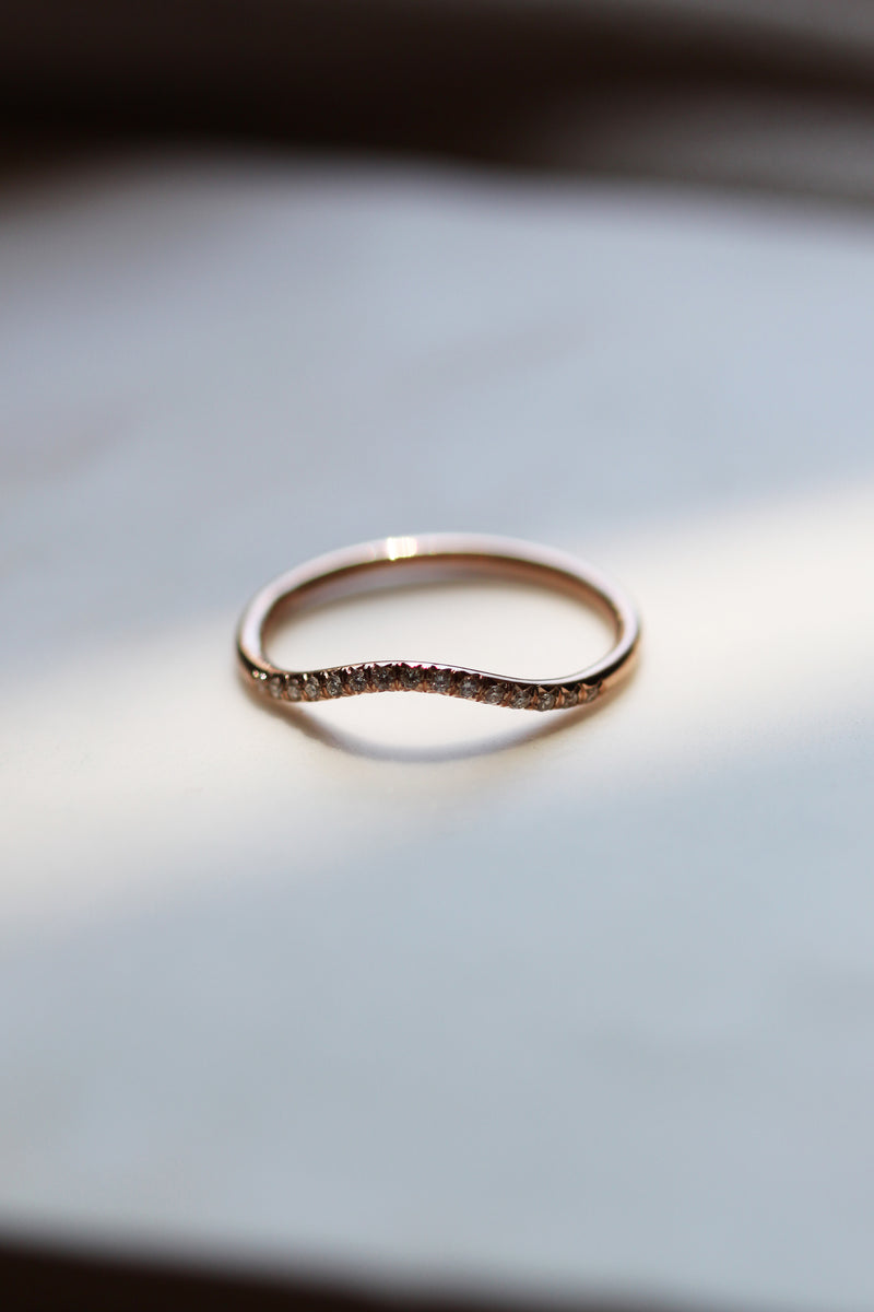 EMY ring // Diamond pavé
