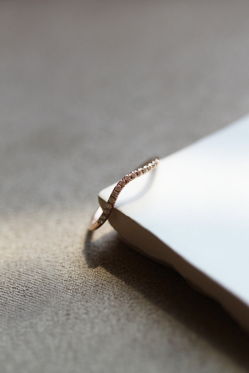 EMY ring // Diamond pavé