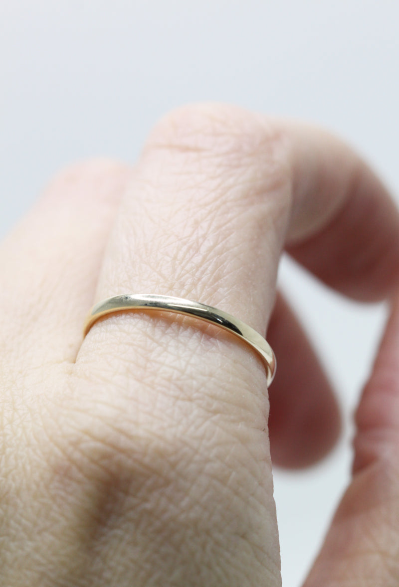 Jonc FÉLIX // 2 mm // Or 14K