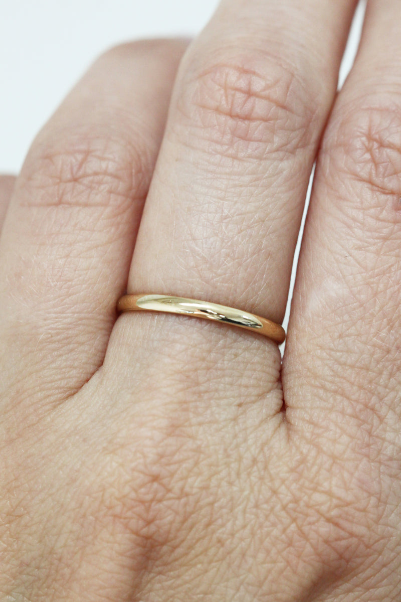 Jonc FÉLIX // 2 mm // Or 14K