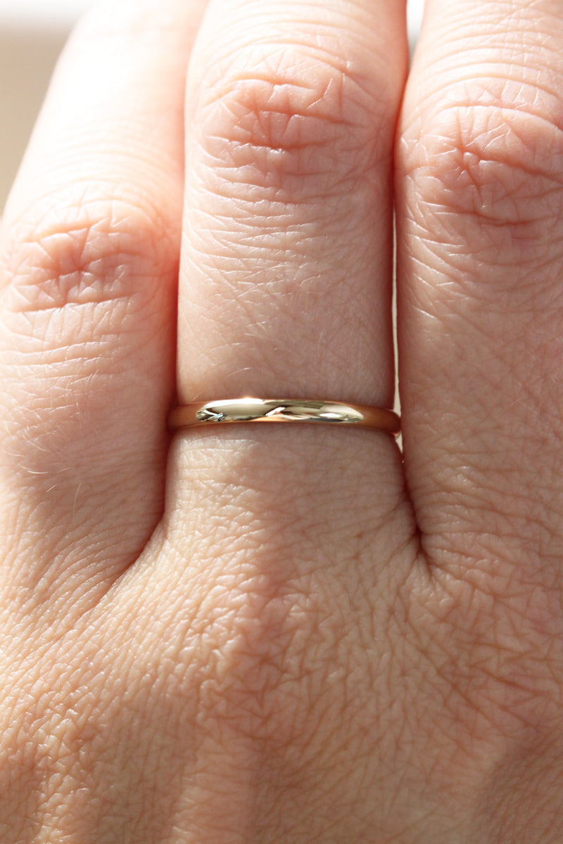 Jonc FÉLIX // 2 mm // Or 14K