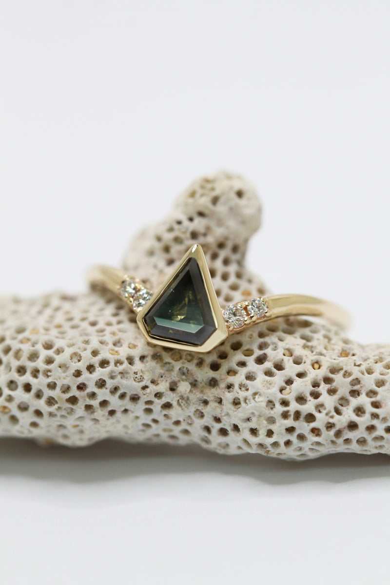 DERNIÈRE CHANCE // Bague diamant olive