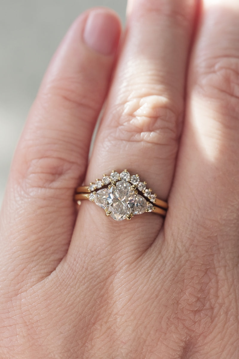 READY TO SHIP // NORA ring // 1ct oval diamond