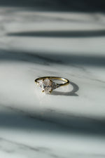 READY TO SHIP // NORA ring // 1ct oval diamond