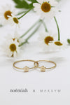 Mini daisy ring // 10k gold
