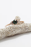 TALIA ring // Deep green sapphire