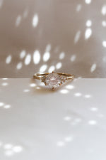 READY TO SHIP // TALIA ring // 1.37ct white diamond