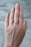 READY TO SHIP // TALIA ring // 1.37ct white diamond