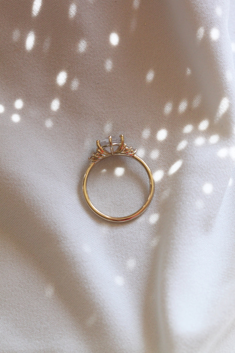 READY TO SHIP // TALIA ring // 1.37ct white diamond