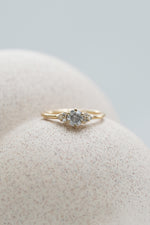 READY TO SHIP // TALIA Salt & Light Gray Pepper Diamonds 0.48ct